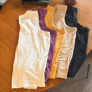Nike Men's Tank Tops - White, Purple, Yellow, Tan, Black